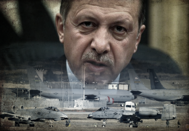 Στην κόψη του ξυραφιού οι σχέσεις ΗΠΑ – Τουρκίας – Ωμός εκβιασμός Ρ.Τ. Ερντογάν: »Ή μας δίνετε αεροπορική κάλυψη στην Al-bab, ή κλείνουμε την βάση του Ιντσιρλίκ»